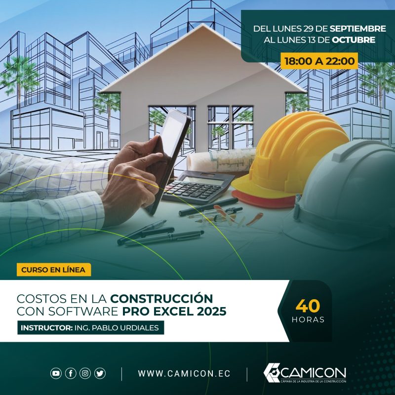 Costos de la Construcción con programa PRO EXCEL 2025