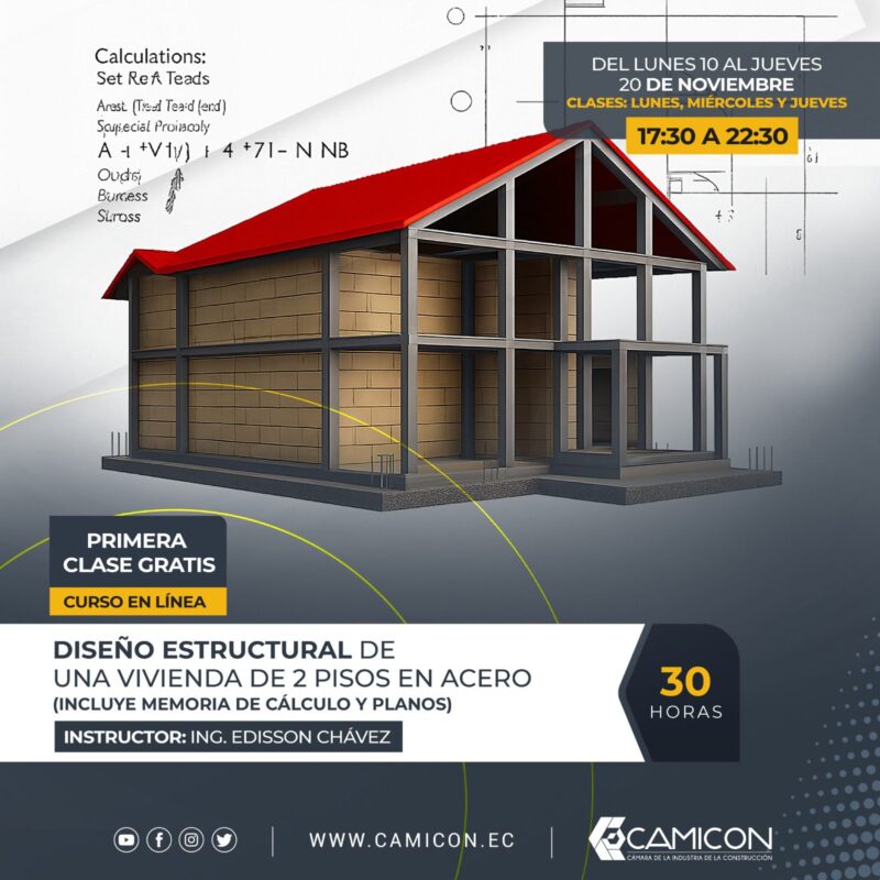 Curso: Diseño Estructural de una Vivienda de 2 Pisos en Acero
